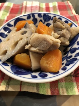 鶏モモ肉と根菜の煮物