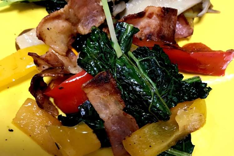 黒キャベツのカラフル炒め レシピ 作り方 By うーんだよ クックパッド 簡単おいしいみんなのレシピが373万品