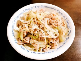 ネギ好きに贈る豚のネギ塩炒め