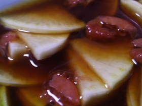 大根のうめポン酢漬け