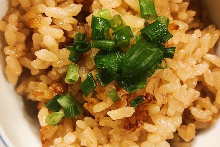 ポン酢で炊くだけ やみつき炊き込みご飯 レシピ 作り方 By Lily18 クックパッド 簡単おいしいみんなのレシピが352万品
