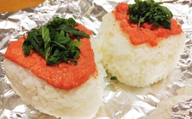 おかずおにぎり⭐明太子マヨ焼おにぎり⭐