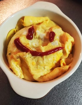 野菜嫌いさんへ☆開いてカラフルオムライス