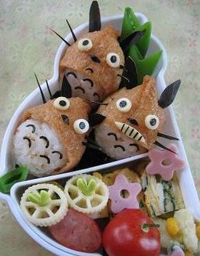 いなりのトトロ (キャラ弁)