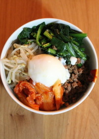 モテレシピ！タレで簡単、韓国風ビビンパ
