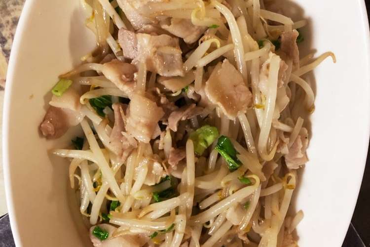 豚肉ともやしのオイスターソース炒め レシピ 作り方 By ほほえみひろば クックパッド 簡単おいしいみんなのレシピが354万品