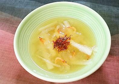 薬膳！冬瓜と長芋のスープの写真