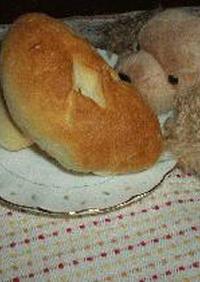 カマンベールとベーコンのパン