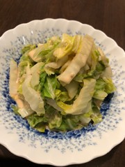 簡単白菜の和え物の写真