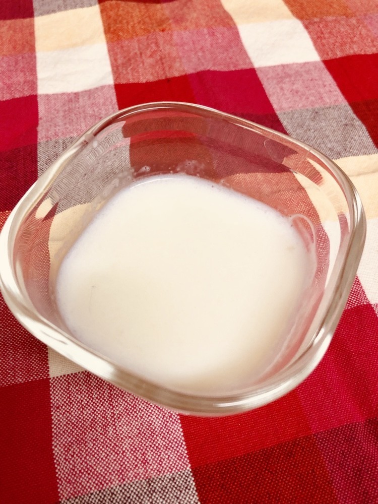 割とミルク感のある牛乳寒天の画像
