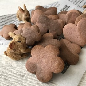 簡単♪苺とココアのマーブルクッキー♡