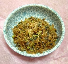 手作りふりかけ*出し醤油のだしがらで
