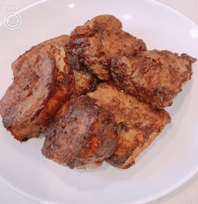 焼きチョコ+ココアフレンチトースト!