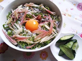 簡単過ぎ!胡麻塩風絶品過ぎしらす丼⭐