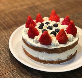 クリーム足りなかったショートケーキ!