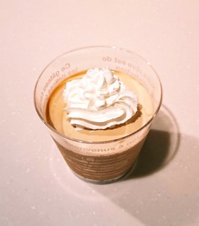 簡単!コーヒー風味の濃厚パンナコッタ♥️