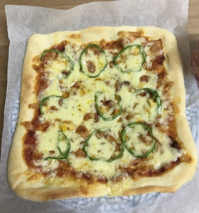 大豆粉ピザレシピ