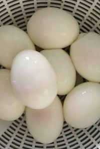 ゆで卵(ラーメン屋とかが作るやり方)