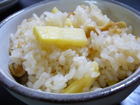 ✿ฺタケノコご飯✿ฺ