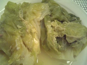 豆腐のロールキャベツ