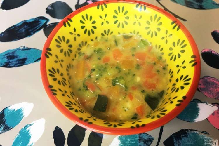 離乳食後期 かぼちゃと野菜の豆乳シチュー レシピ 作り方 By くんママさん クックパッド 簡単おいしいみんなのレシピが351万品