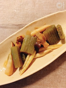らわんぶきの煮物