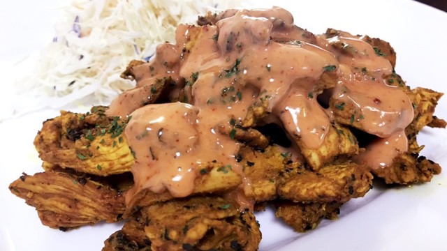 秒で出来る 超簡単 鶏胸肉のケバブ レシピ 作り方 By Esfahan クックパッド 簡単おいしいみんなのレシピが352万品