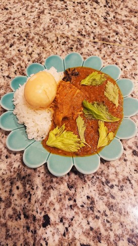 スパイス☆梅カレーonトロトロポーク