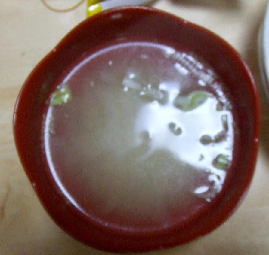 新玉ねぎのゴマすり味噌汁の画像