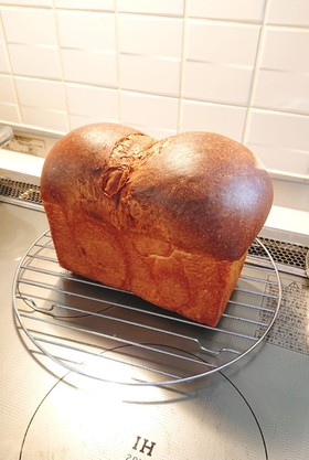 隠し味有!低糖ブラン食パン~HBでも