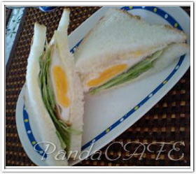 うちの定番 朝ごはん✿ハム玉チーサンド♪