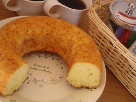 レモンとチーズのまぁるいケーキ
