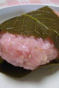 レンジともち米で✿桜餅✿