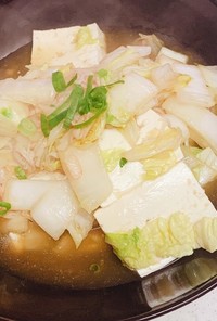 豆腐と白菜のうま煮