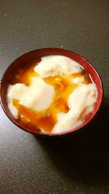 ラーメンの残り汁でふわトロ豆腐（風）の画像