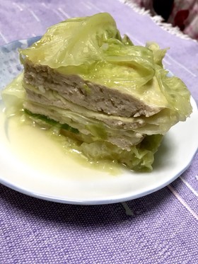 【男飯】ミルフィーユキャベツ