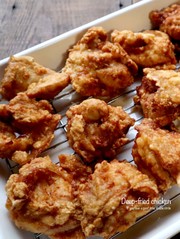 白だしで作る!鶏もも肉の唐揚げの写真