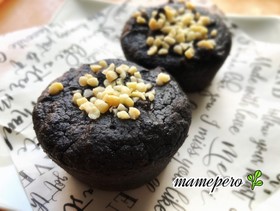 ココア味のおから焼きドーナツ・マフィン