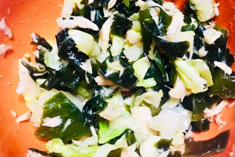 パパッとさっぱりわかめサラダ レシピ 作り方 By ぽんんず クックパッド