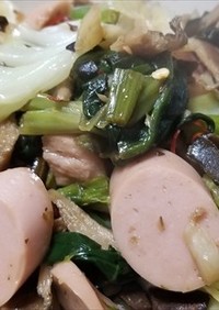 チチタケとマイタケの野菜炒め・醤油味＾＾