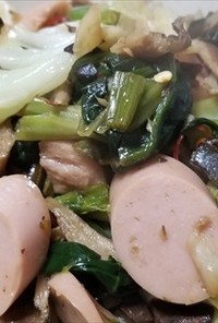 チチタケとマイタケの野菜炒め・醤油味＾＾