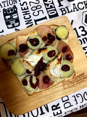 りんごとさつまいものハニートースト