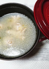 ☆staubで作る鳥手羽参鶏湯風スープ☆