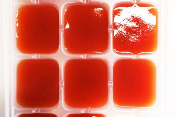 離乳食初期 カゴメ トマトペーストで レシピ 作り方 By もい クックパッド 簡単おいしいみんなのレシピが365万品