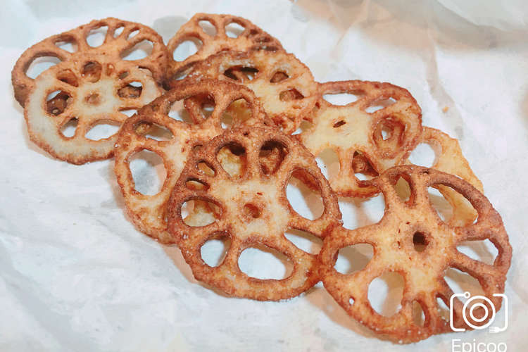 揚げずに簡単 蓮根チップス 蓮根素揚げ レシピ 作り方 By 新米幸せママ クックパッド