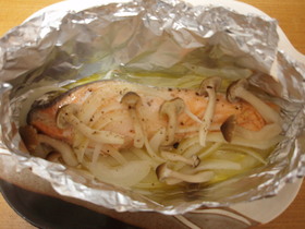 鮭のホイル焼き