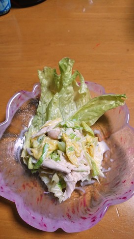 ささみとキャベツのサラダ
