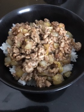 食欲が湧く!白菜とひき肉☆あんかけ丼