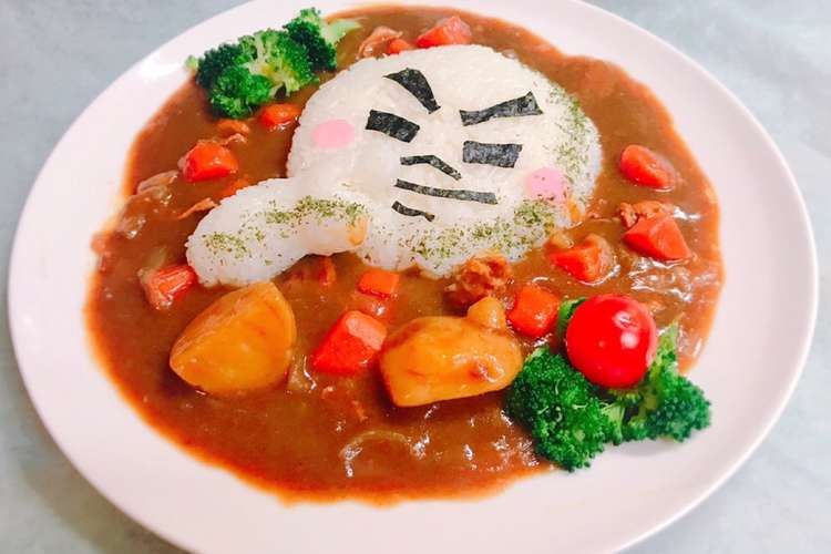 キャラカレー プーさん レシピ 作り方 By Hirorin クックパッド