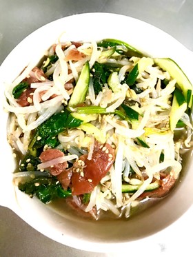 安い!簡単!和風と中華のコラボ梅ナムル★